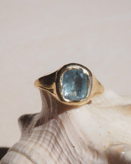 ꩜ Atlantean Oracle Ring Solid 14k Gold NEW!