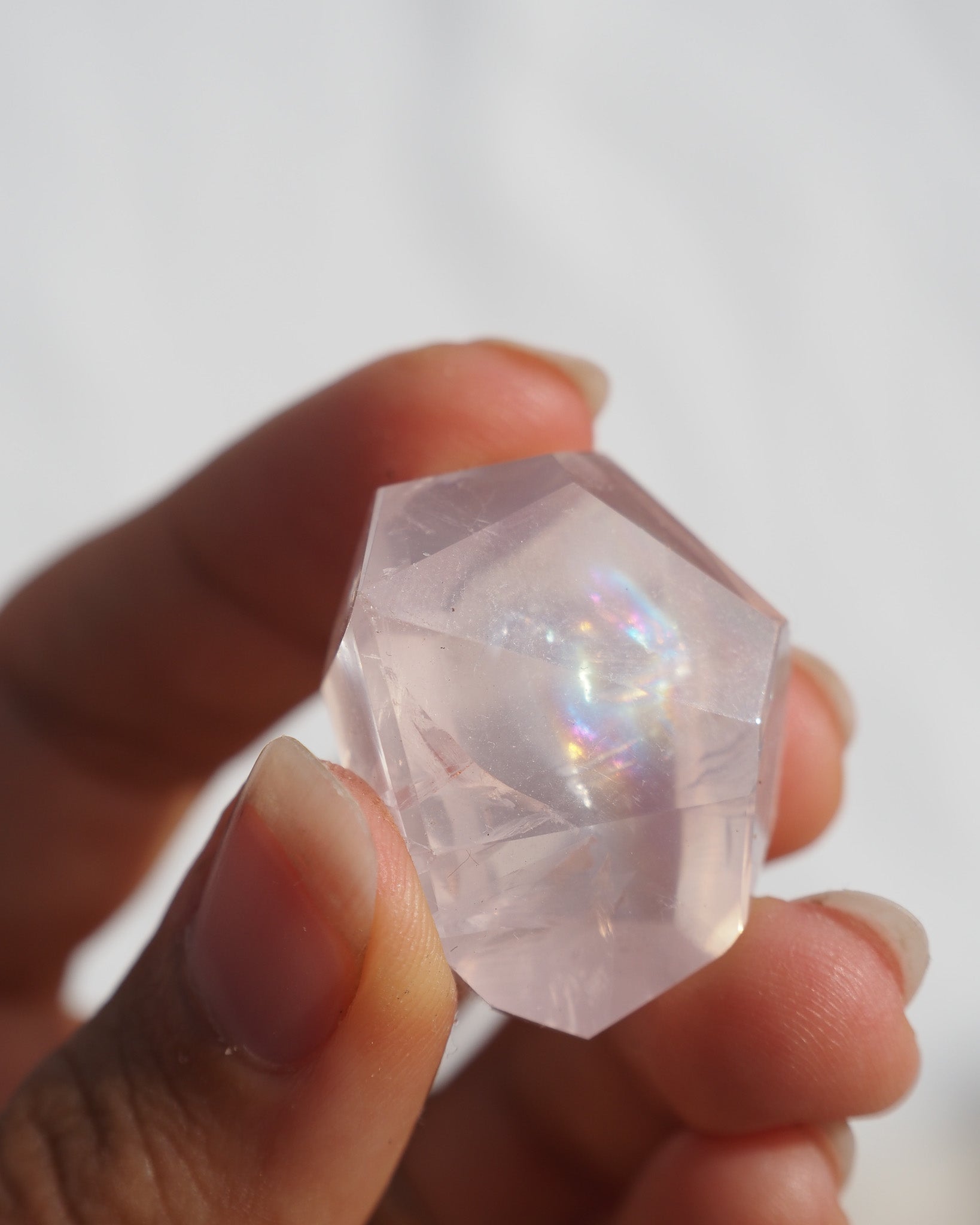 Rainbow Rose Quartz Freeform