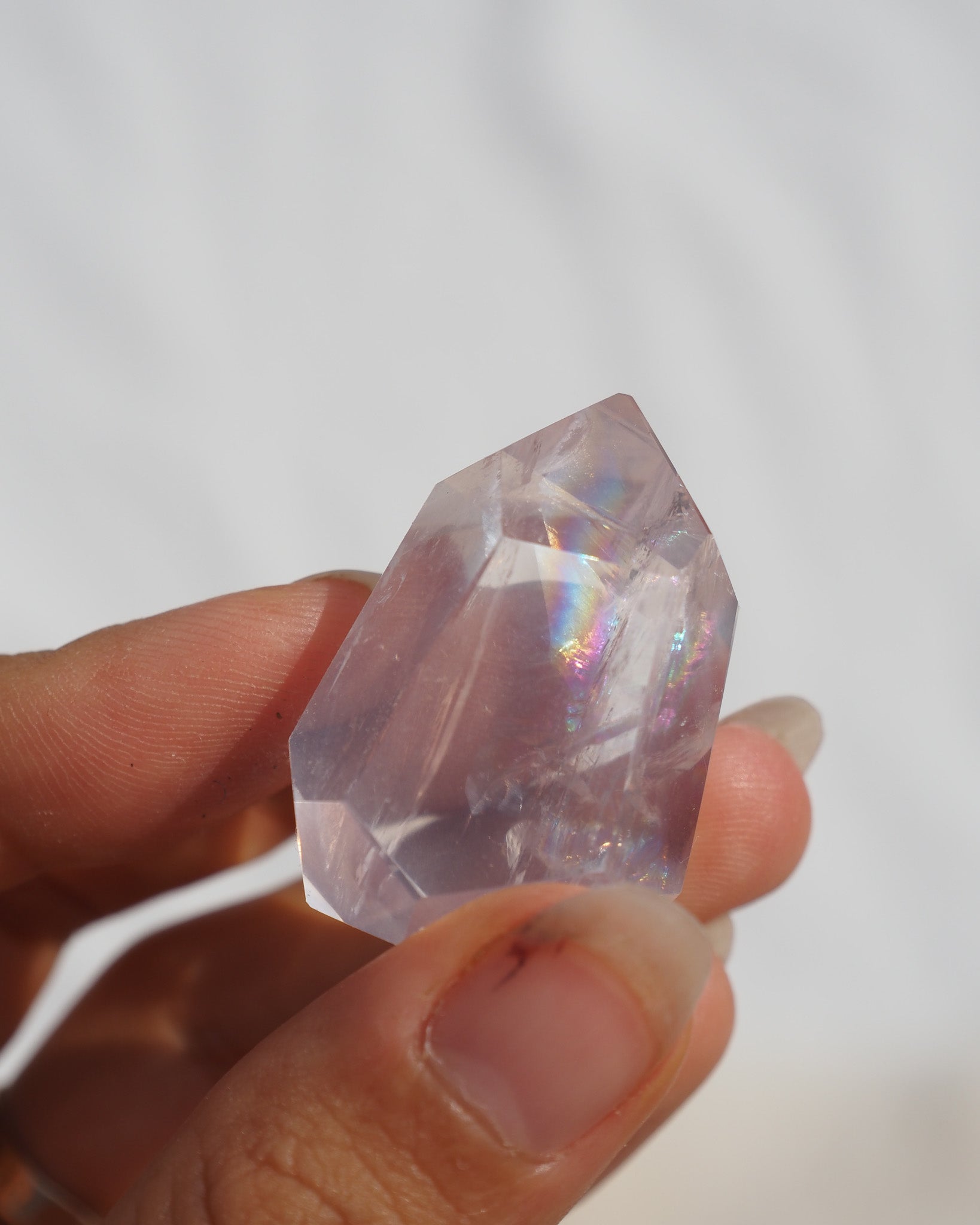 Rainbow Rose Quartz Freeform