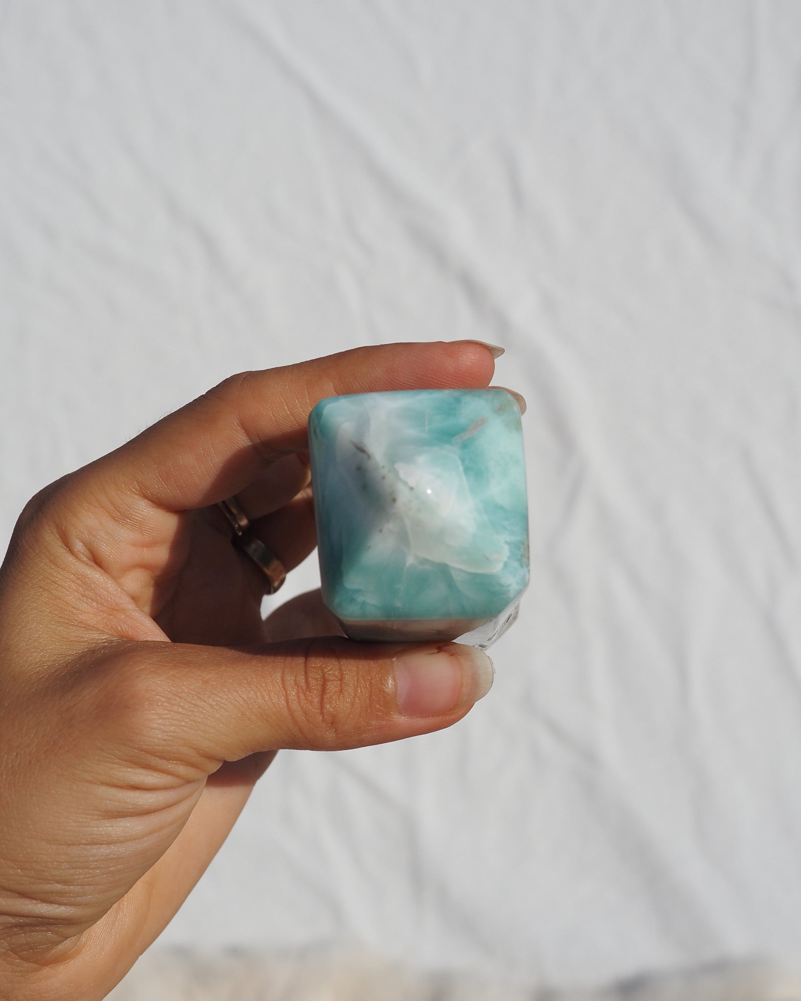 Rare Teal Larimar Tower