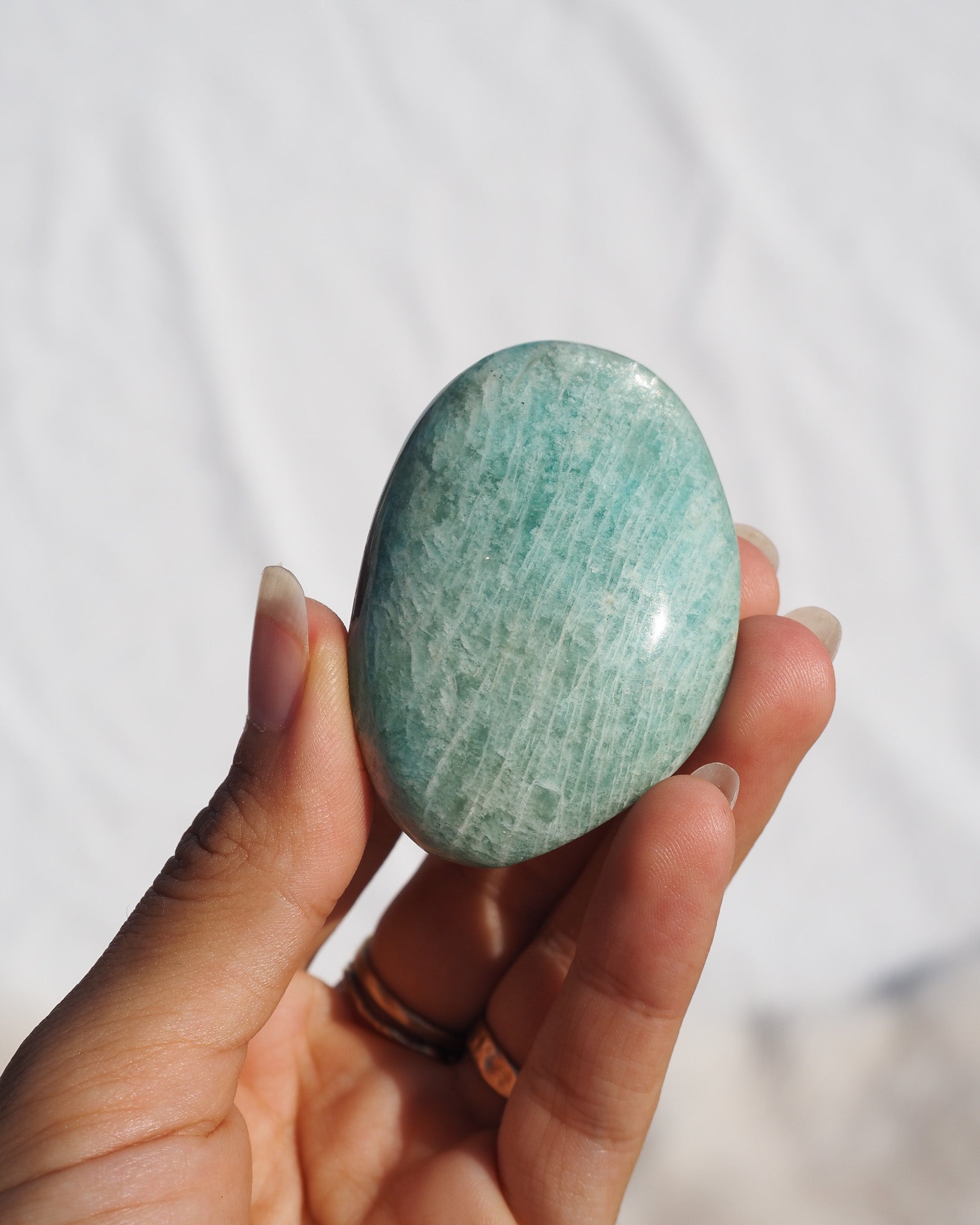 Amazonite Palmstone