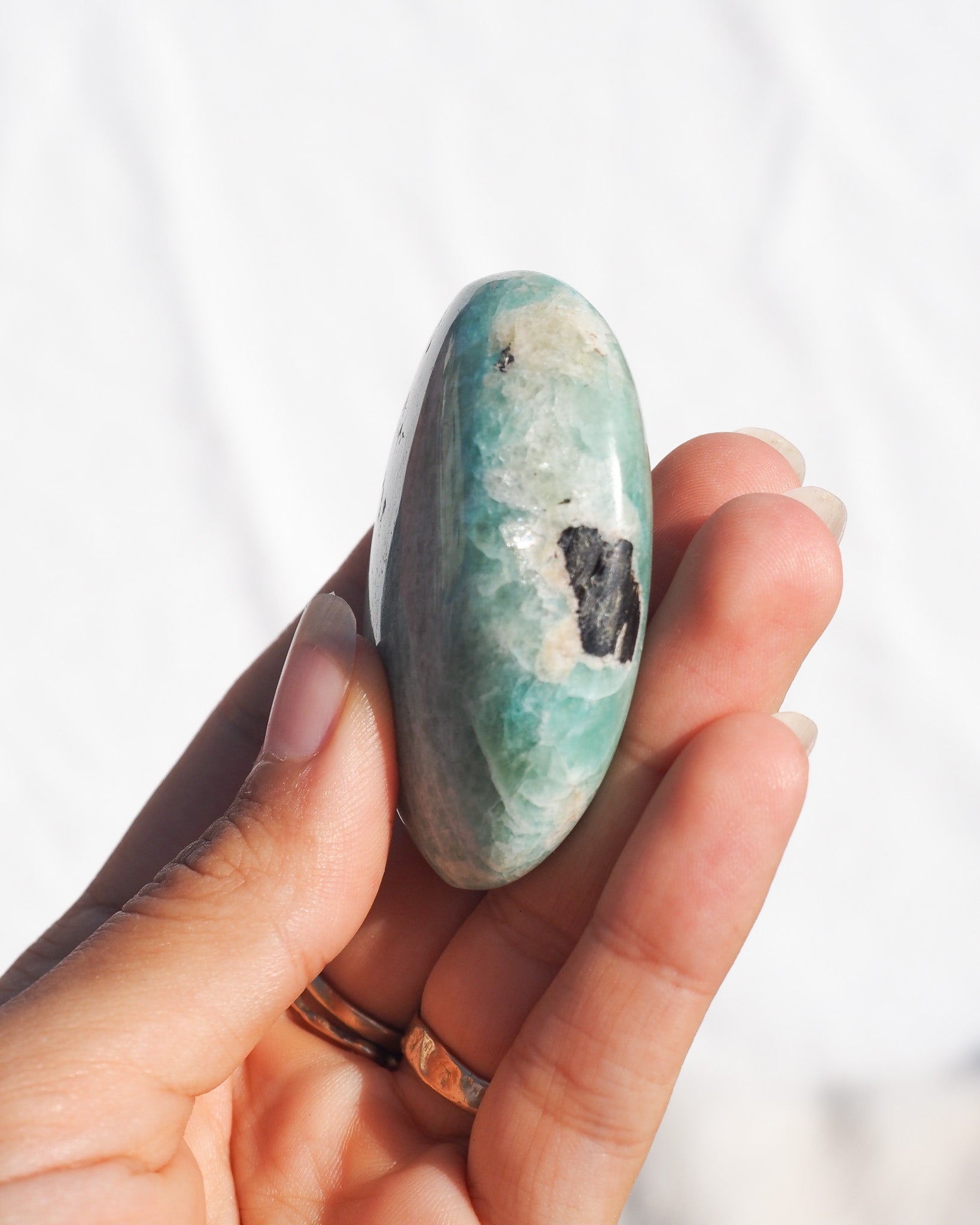 Amazonite Palmstone