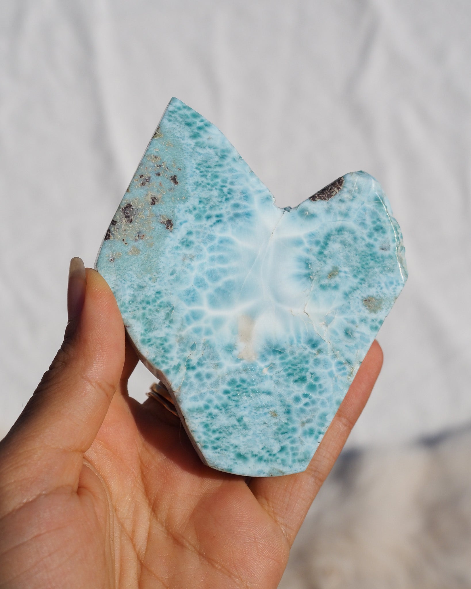 Larimar Slab - Healing Lemurian Frequency