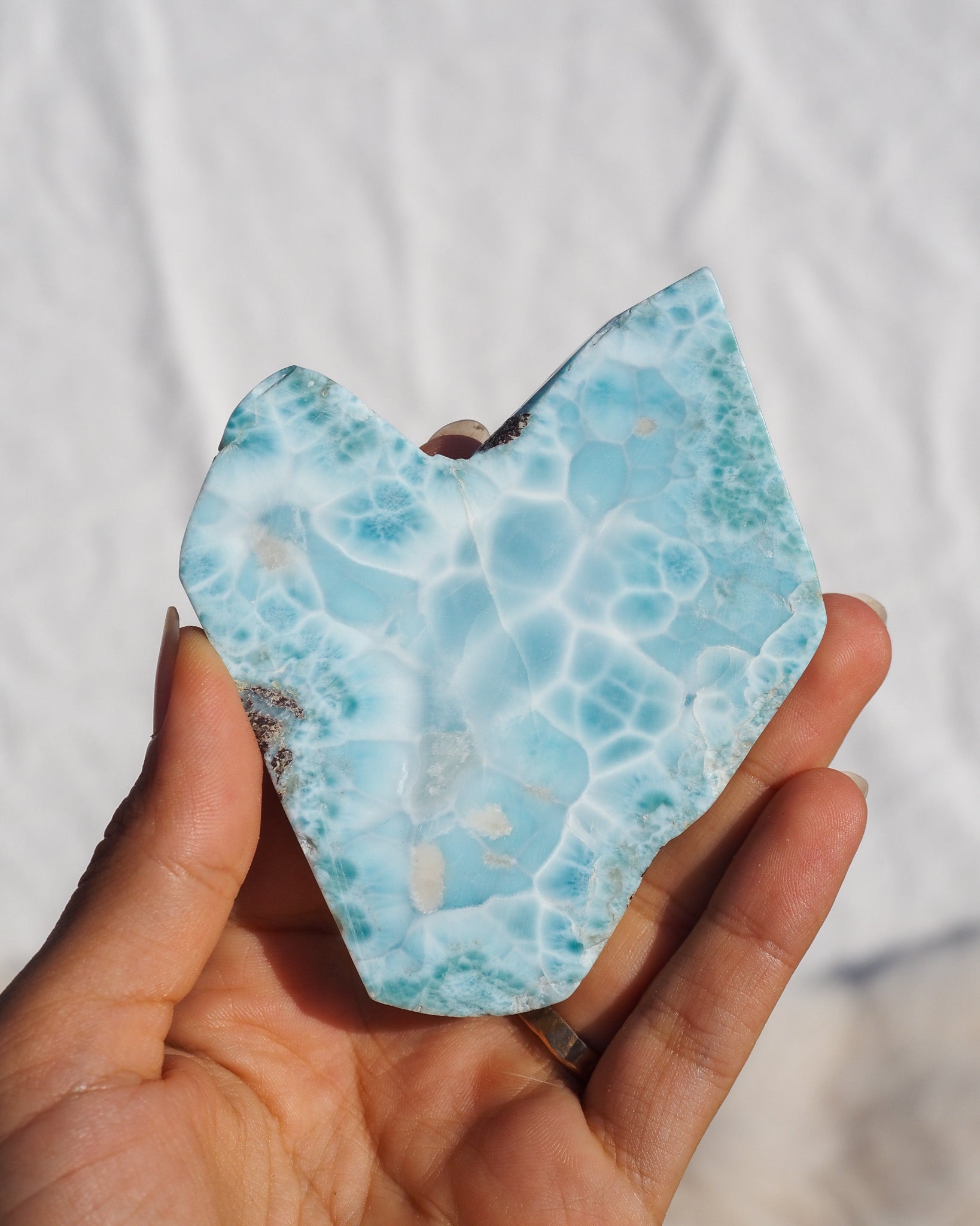 Larimar Slab - Healing Lemurian Frequency