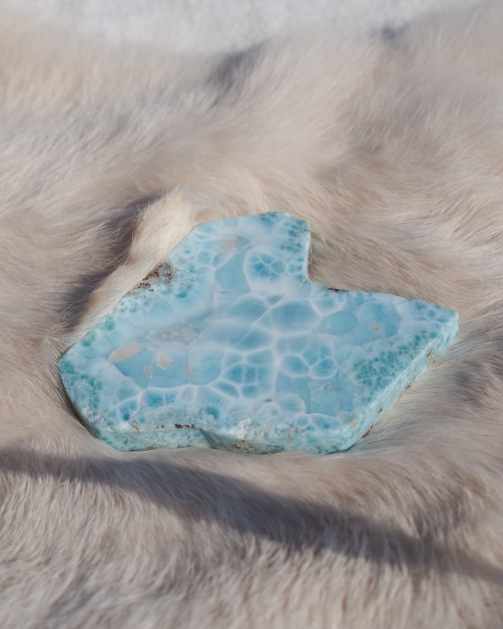 Larimar Slab - Healing Lemurian Frequency