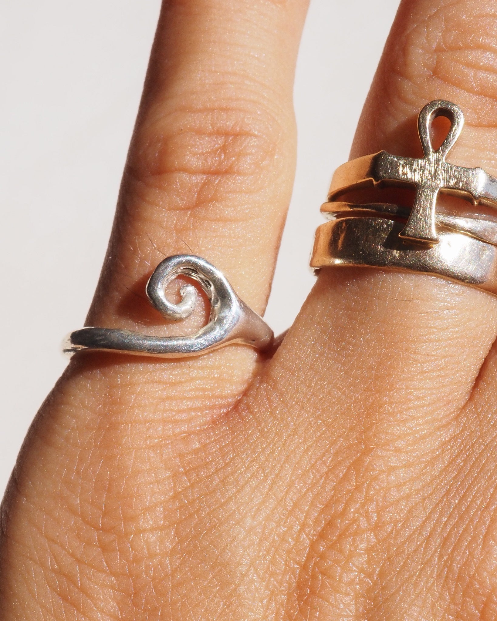 ꩜ Spiral Wave Ring NEW!