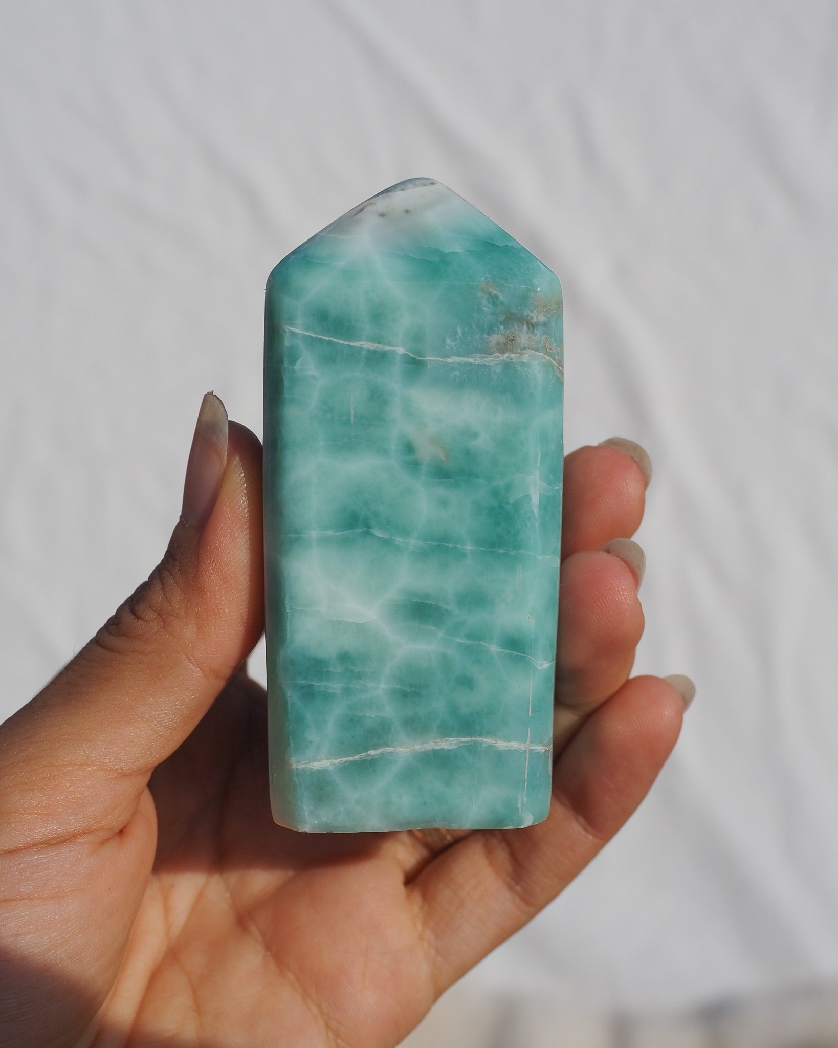 Rare Teal Larimar Tower